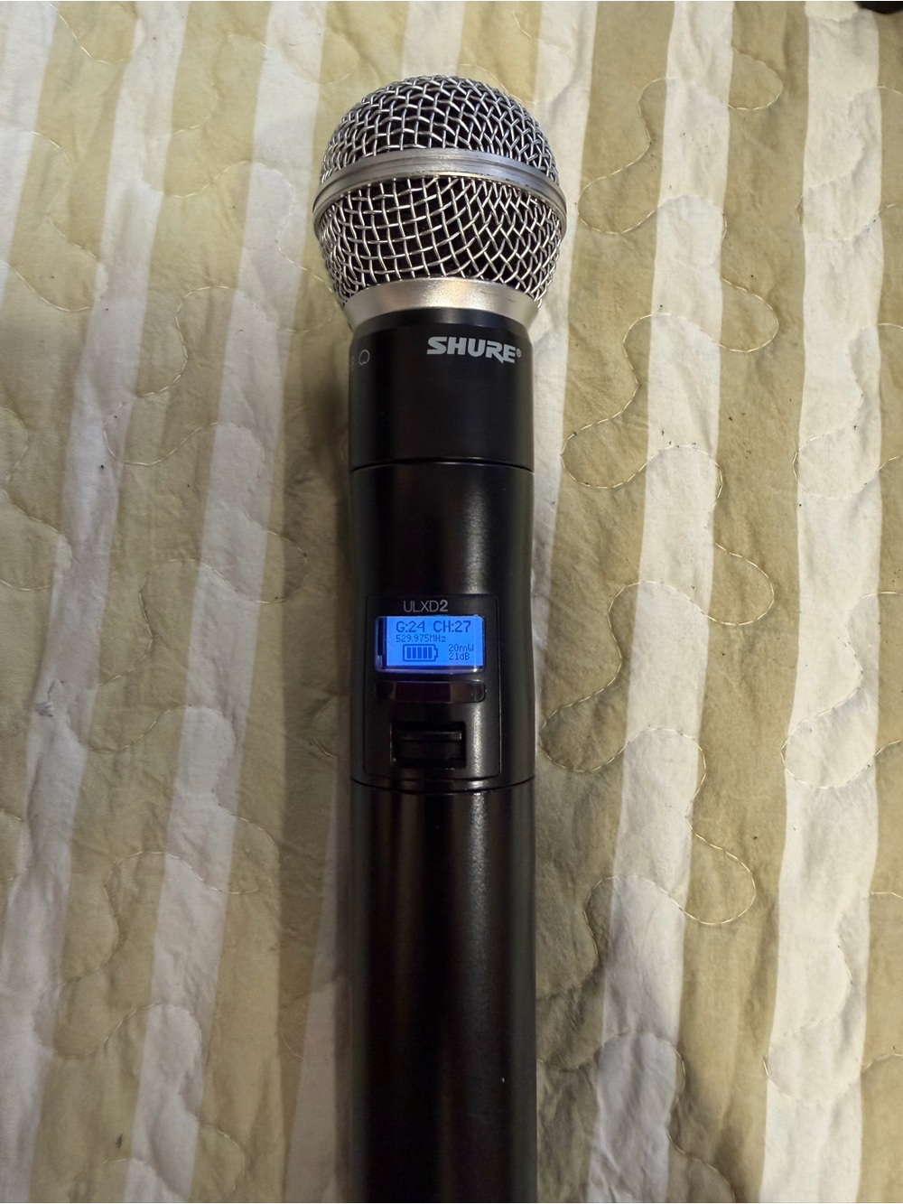 Shure ULXD2 G50 Handheld Transmitter Microphone SM58 Capsule (470-534 MHZ)